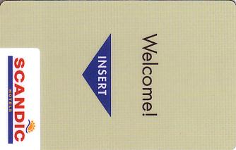 Hotel Keycard Scandic Generic Front