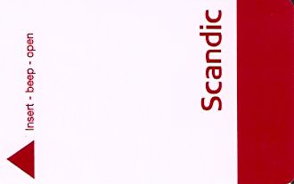Hotel Keycard Scandic Generic Front
