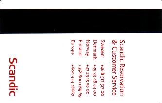 Hotel Keycard Scandic Generic Back