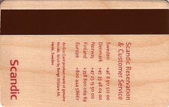 Hotel Keycard Scandic Generic Back