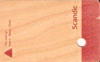Hotel Keycard Scandic Generic Front