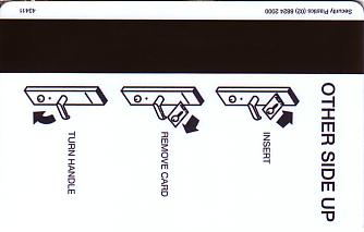Hotel Keycard Shangri-La Generic Back