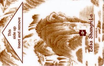 Hotel Keycard Shangri-La Manila Philippines Front