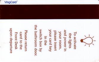 Hotel Keycard Shangri-La Manila Philippines Back