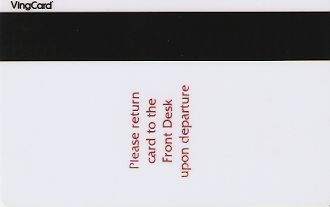 Hotel Keycard Shangri-La Manila Philippines Back