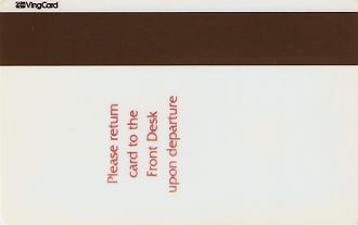 Hotel Keycard Shangri-La Manila Philippines Back