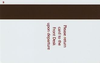 Hotel Keycard Shangri-La Manila Philippines Back