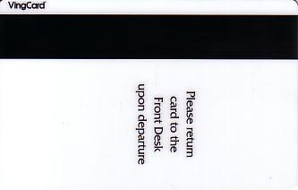 Hotel Keycard Shangri-La Yanuca Island Fiji Back