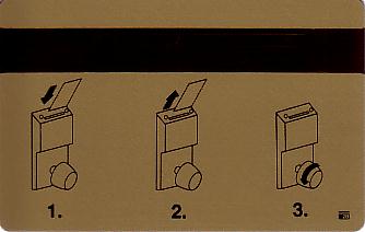 Hotel Keycard Sheraton Generic Back
