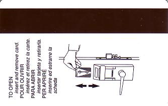 Hotel Keycard Sheraton Generic Back