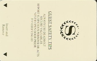 Hotel Keycard Sheraton Generic Front