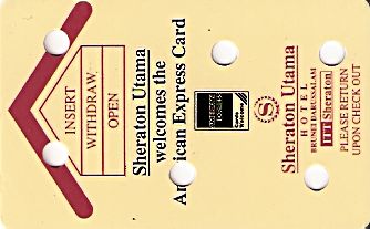 Hotel Keycard Sheraton  Brunei Darussalam Front
