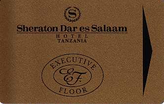 Hotel Keycard Sheraton Dar Es Salaam Tanzania Front