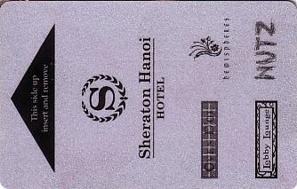 Hotel Keycard Sheraton Hanoi Vietnam Front