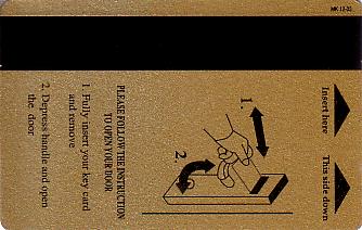 Hotel Keycard Sheraton Hanoi Vietnam Back