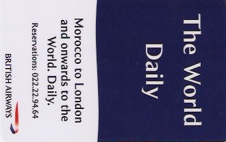 Hotel Keycard Sheraton Marrakech Morocco Front