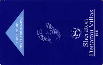 Hotel Keycard Sheraton Nadi Fiji Front