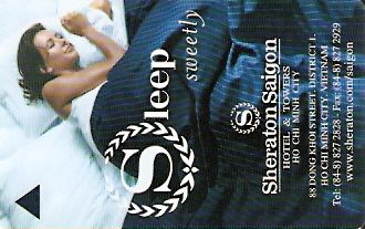 Hotel Keycard Sheraton Saigon Vietnam Front