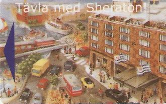 Hotel Keycard Sheraton Stockholm Sweden Front
