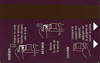 Hotel Keycard Sofitel Generic Back