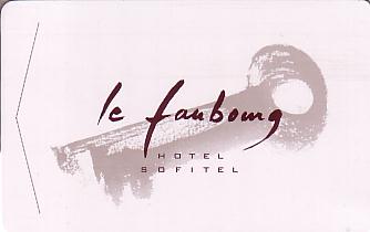 Hotel Keycard Sofitel Generic Front