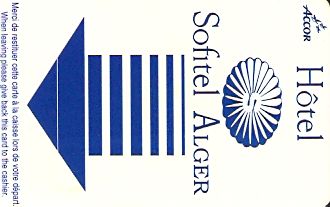 Hotel Keycard Sofitel Alger Algeria Front