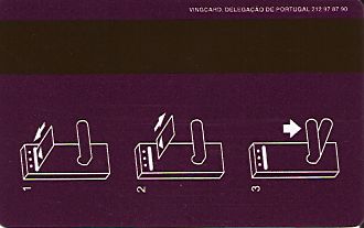 Hotel Keycard Sofitel Algarve Portugal Back
