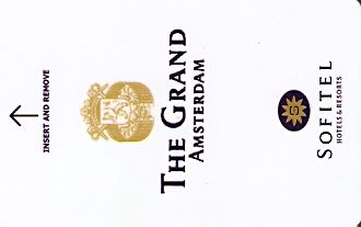 Hotel Keycard Sofitel Amsterdam Netherlands Front