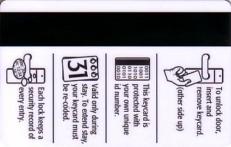Hotel Keycard Sofitel Amsterdam Netherlands Back