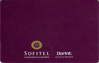 Hotel Keycard Sofitel Amsterdam Netherlands Back