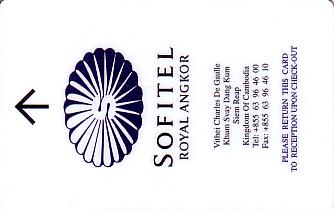 Hotel Keycard Sofitel Angkor Cambodia Front