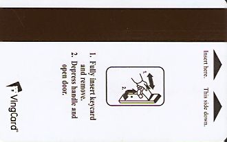 Hotel Keycard Sofitel Angkor Cambodia Back