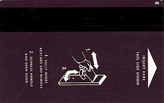 Hotel Keycard Sofitel Angkor Cambodia Back