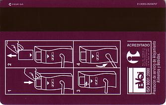 Hotel Keycard Sofitel Bogota Colombia Back