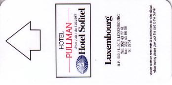 Hotel Keycard Sofitel  Luxembourg Front