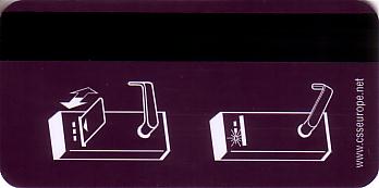 Hotel Keycard Sofitel  Luxembourg Back