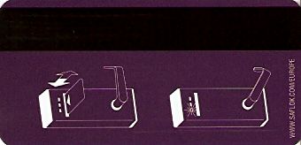 Hotel Keycard Sofitel  Luxembourg Back