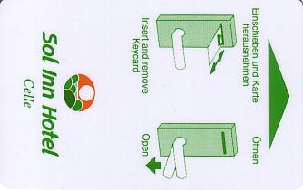 Hotel Keycard Sol Melia - Sol Inn Celle Germany Front
