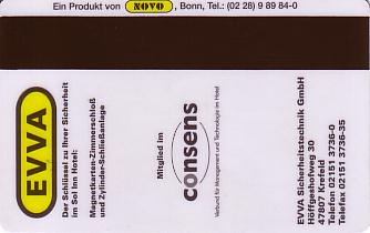 Hotel Keycard Sol Melia - Sol Inn Krefeld Germany Back
