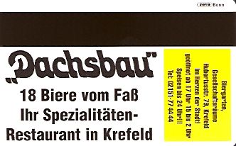 Hotel Keycard Sol Melia - Sol Inn Krefeld Germany Back