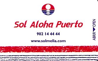 Hotel Keycard Sol Melia - Sol Inn Malaga Spain Front