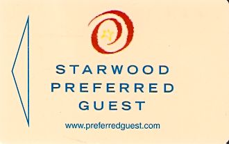 Hotel Keycard Starwood Hotels Generic Front