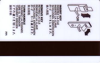 Hotel Keycard Starwood Hotels Generic Back