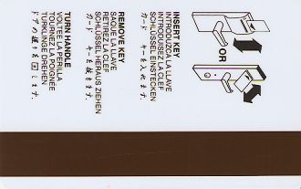 Hotel Keycard Starwood Hotels Generic Back