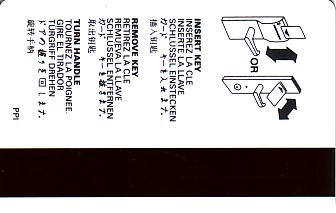 Hotel Keycard Starwood Hotels Generic Back