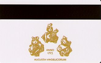 Hotel Keycard Steigenberger Augsburg Germany Back