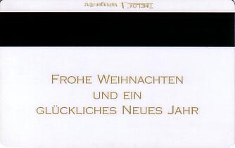 Hotel Keycard Steigenberger Bad Pyrmont Germany Back