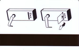 Hotel Keycard Steigenberger Deidesheim Germany Back
