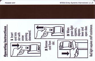 Hotel Keycard Super 8 Motel Generic Back