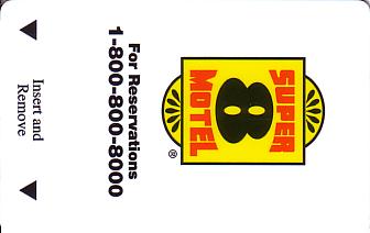Hotel Keycard Super 8 Motel Generic Front